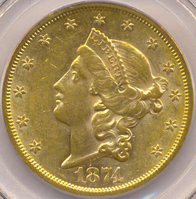 1874-$20-Gold